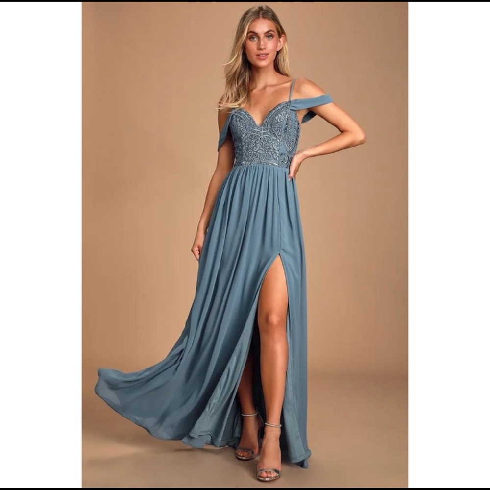 Lulu's long formal dress